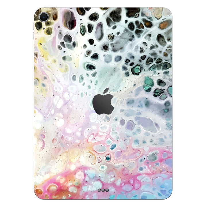 iPad Air 11" M2 Oil Paint Series Rainbow Waves Skin