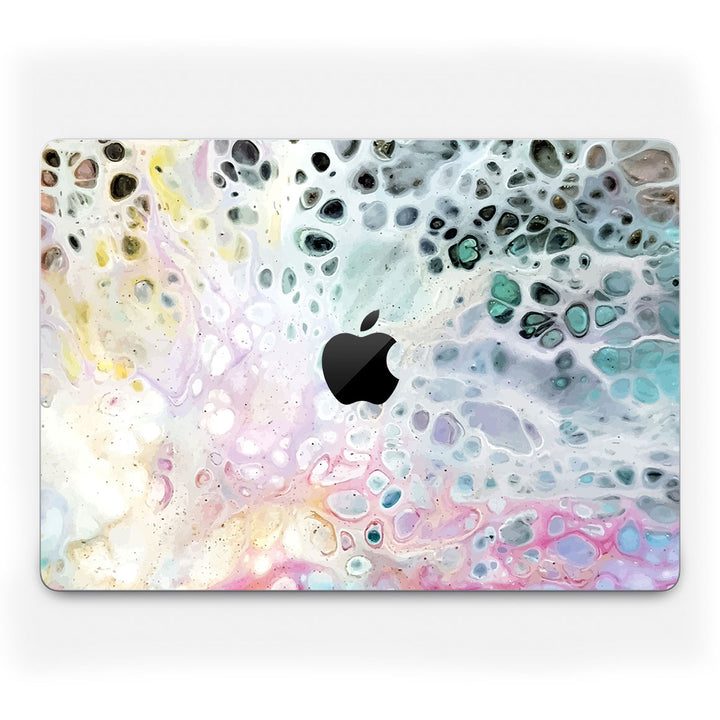 MacBook Pro 14" (2024, M4) Oil Paint Series Rainbow Waves Skin