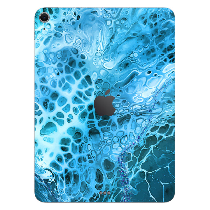 iPad Air 11" M2 Oil Paint Series Teal Waves Skin