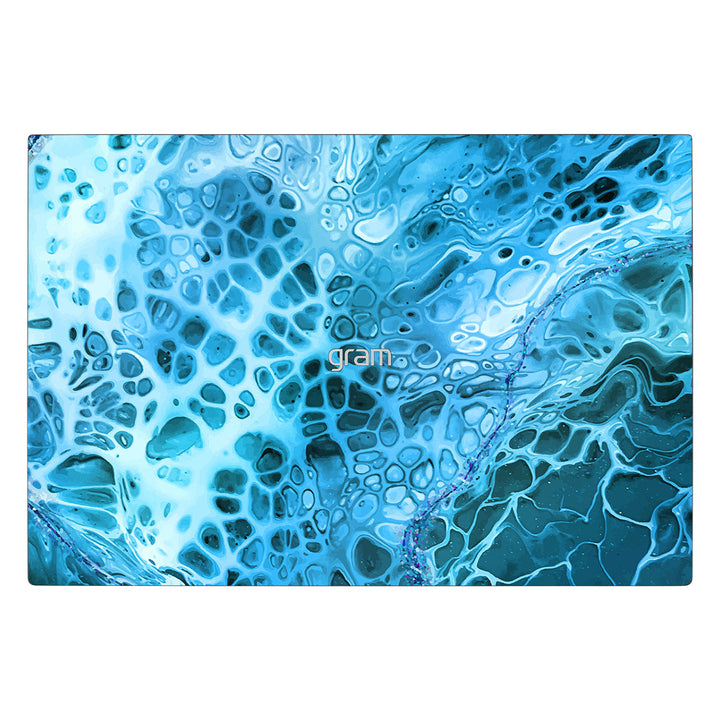 LG Gram 15.6-inch Oil Paint Series Teal Waves Skin