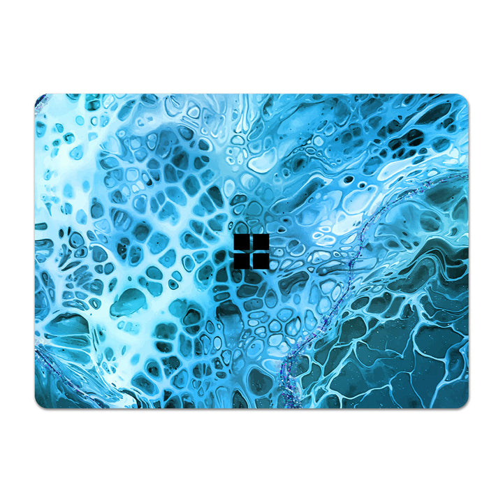 Surface Laptop 7 15" Oil Paint Series Teal Waves Skin