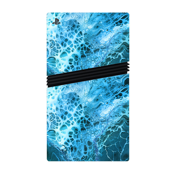 Playstation 5 Pro Oil Paint Series Teal Waves Skin