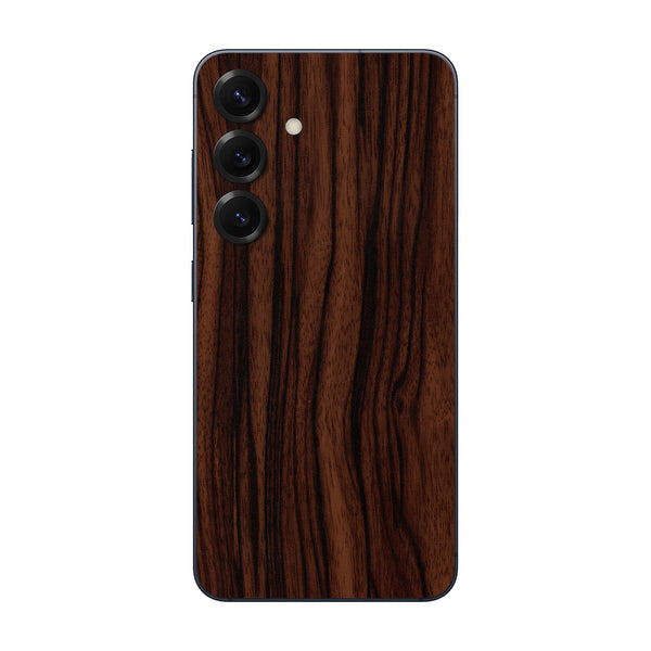 Galaxy S25 Wood Series Ebony Skin