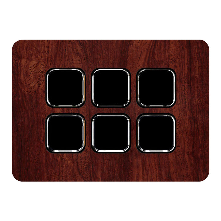 Elgato Stream Deck Mini Wood Series Mahogany Skin