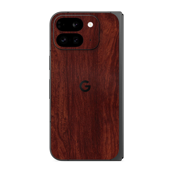 Pixel 9 Pro Fold Wood Series Mahogany Skin