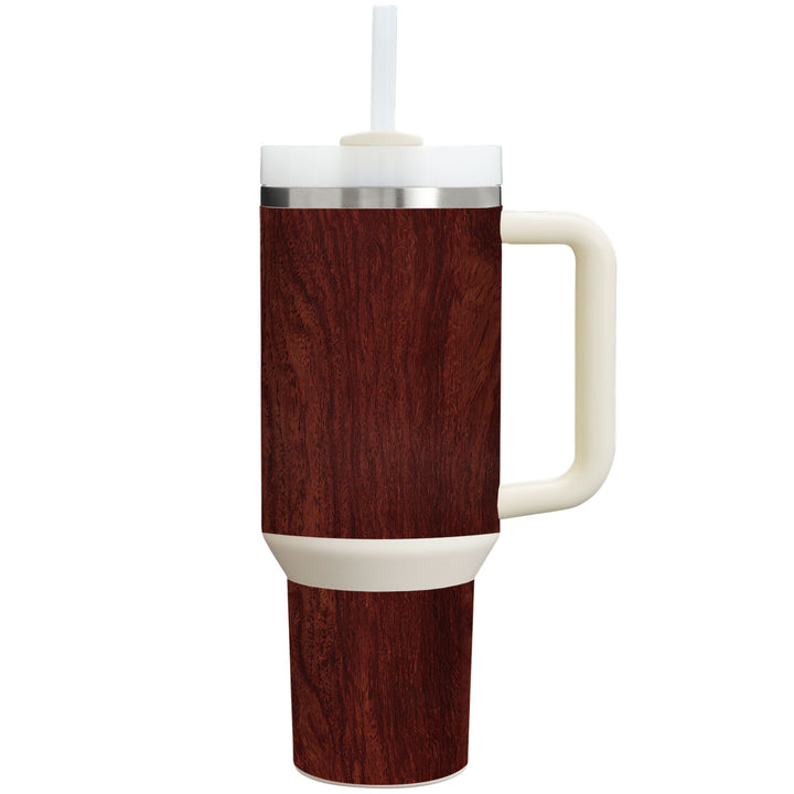 Stanley Personalized Tumbler Wood Series Mahogany Skin