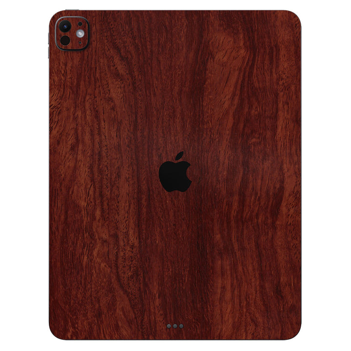 iPad Pro 13" M4 Wood Series Mahogany Skin