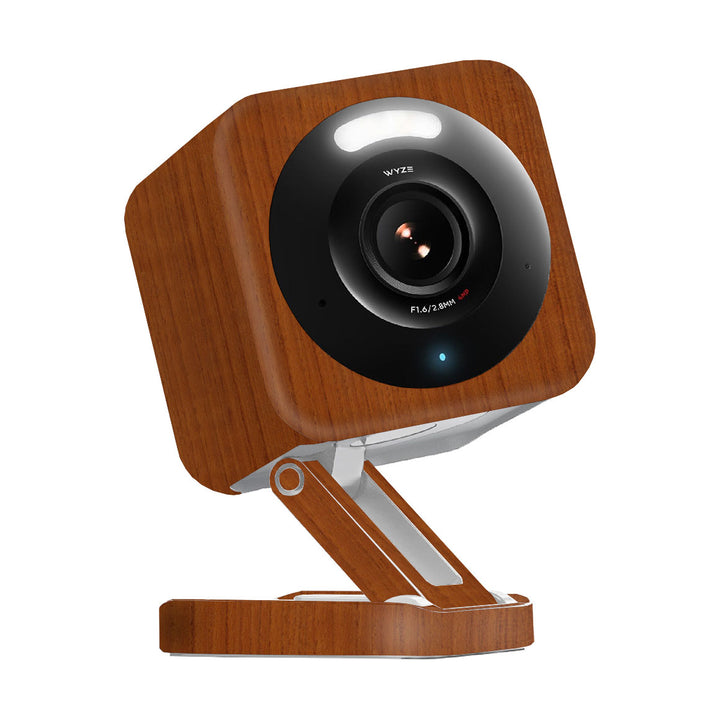 Wyze Cam v4 Wood Series Teak Skin