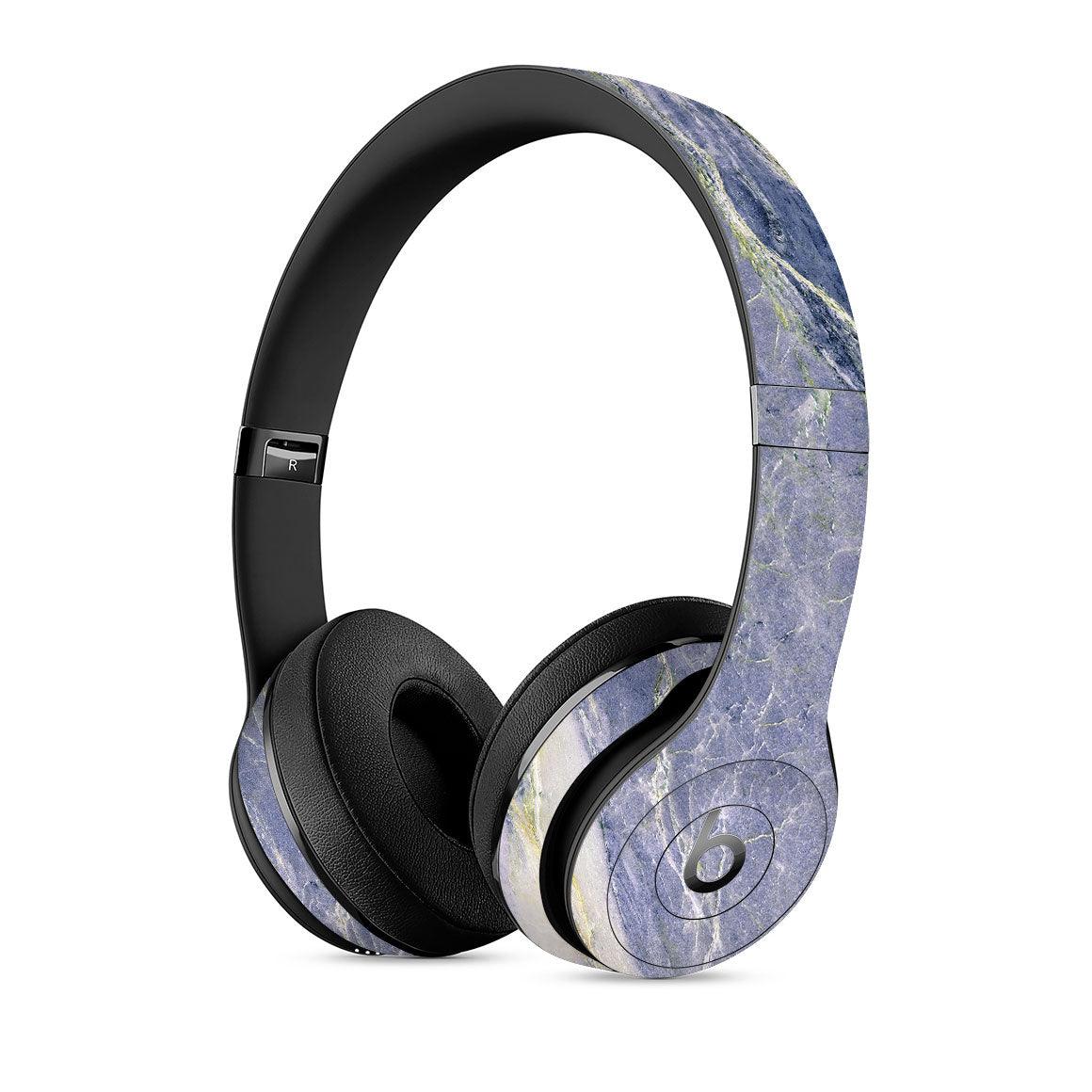 Beats Solo 3 Marble Series Skins Blue Matte