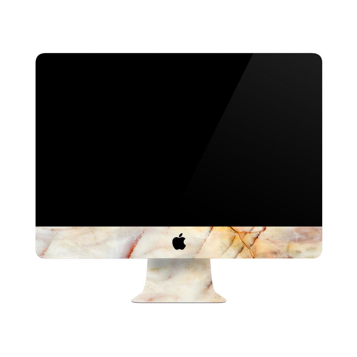 Gray Marble Vinyl Skin for iMac 21.5